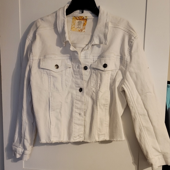 White Good Hart Denim jacket - Picture 1 of 3